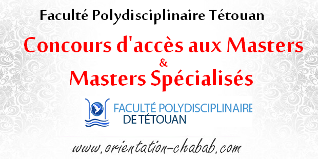  Inscription Master à la FSJP Tétouan 2026-2027