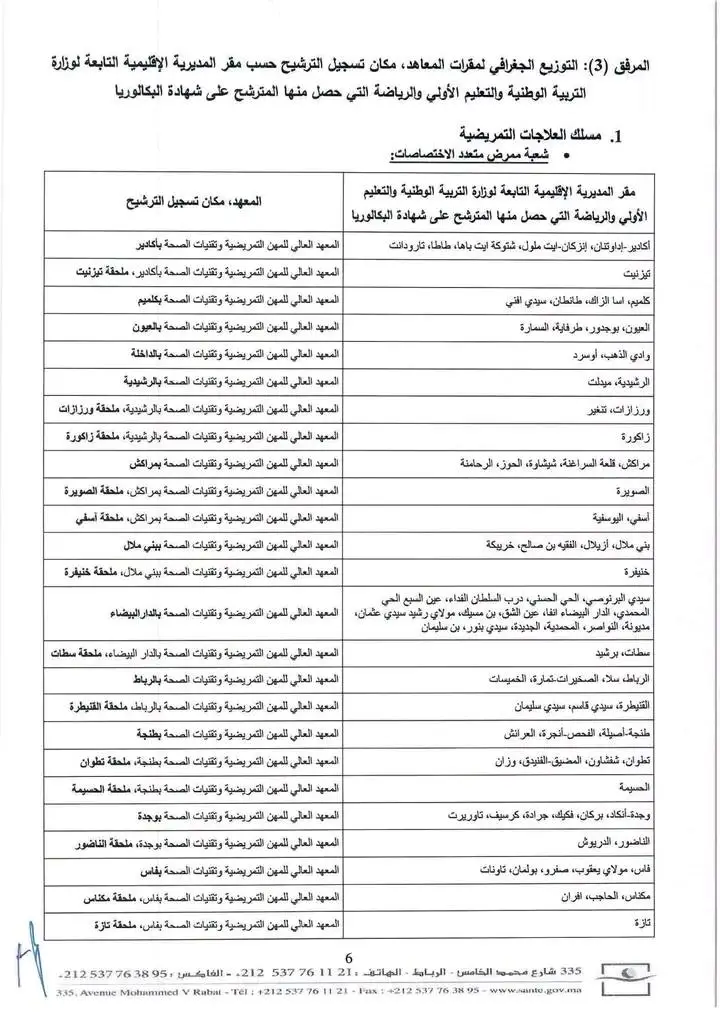 2025 التسجيل في مباراة التمريض